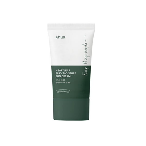 ANUA Heartleaf Silky Moisture Sun Cream SPF 50+ PA++++ 50 Ml