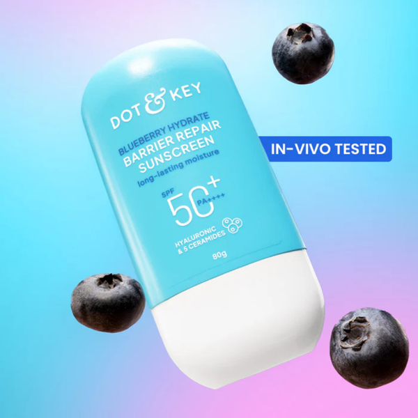 Dot & Key Blueberry Hydrate Barrier Repair Sunscreen SPF 50+ PA++++, 80 g