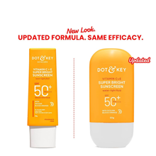 Dot & Key Vitamin C + E Super Bright Sunscreen SPF 50+ with Sicilian Blood Orange PA+++ 80g