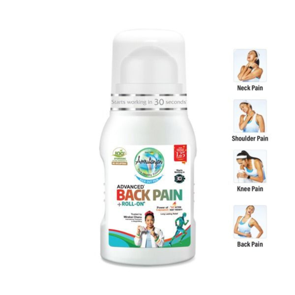 Amrutanjan Advanced Back Pain + Roll-On 50 ml