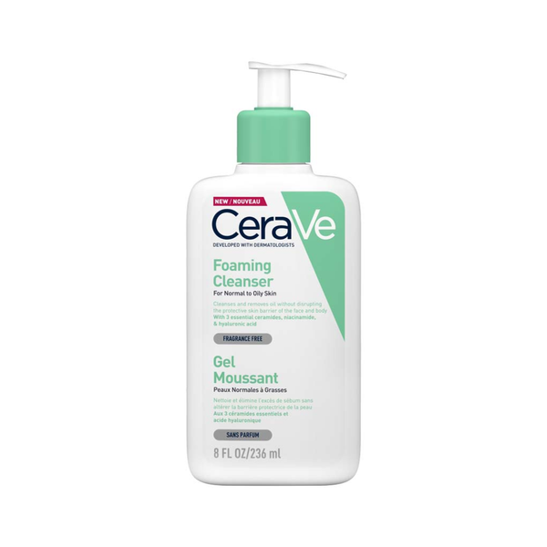 CeraVe Foaming Cleanser For Normal to Oily Skin 236ml